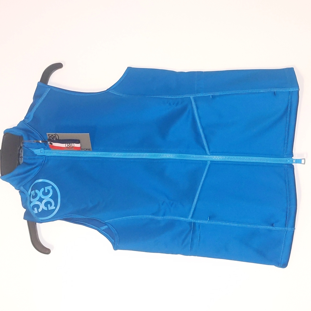 G-FORE blue women's golf vest size xs nwt